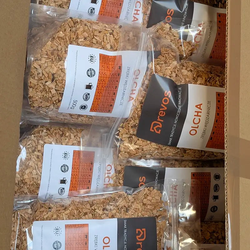 Erlen-Räucherspäne — Verpackung des Zubehörs